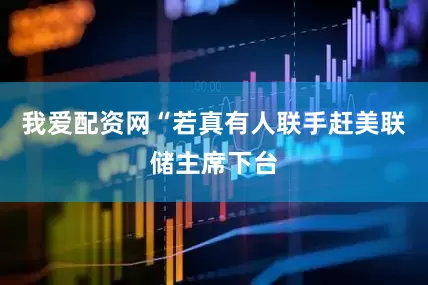 我爱配资网　　“若真有人联手赶美联储主席下台