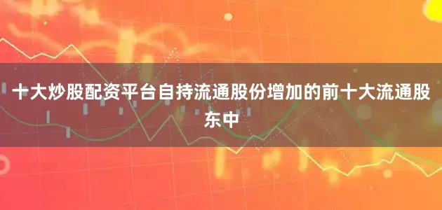 十大炒股配资平台自持流通股份增加的前十大流通股东中